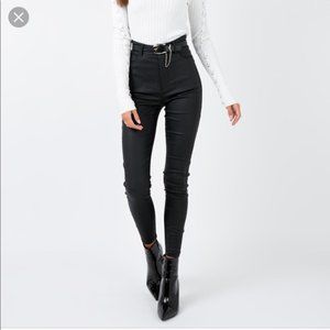 Princess Polly Black Sapphire Pants